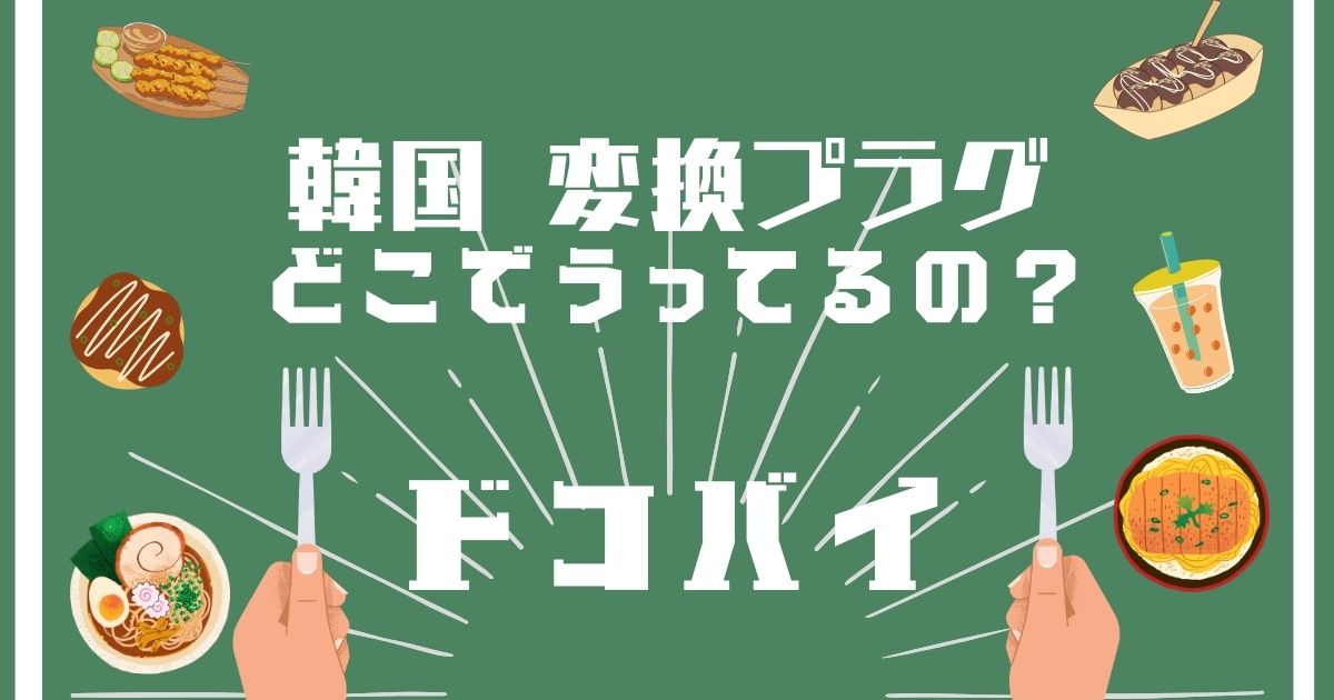 韓国変換プラグ,どこで買える